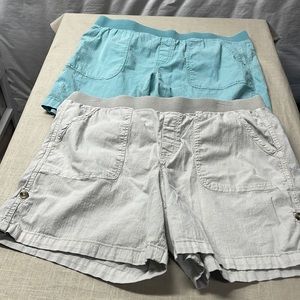 Sonoma shorts. Light Khaki and Turquoise. XL